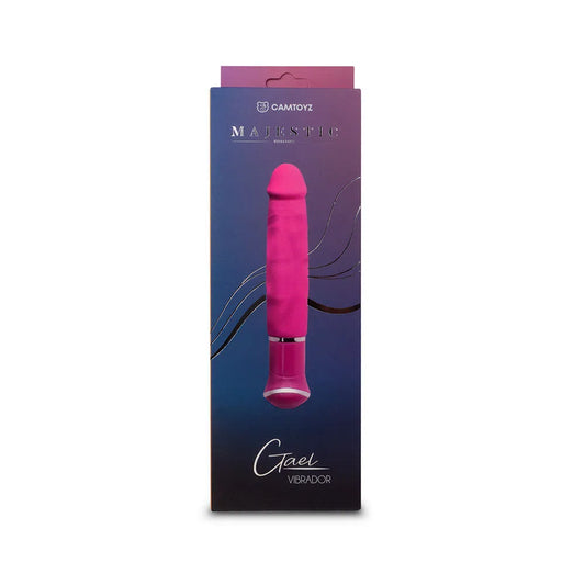Vibrador con un diseño tipo realista con venas y glande pronunciado para generar una sensación realista, es elaborado en silicona grado médico que le permite ser seguro e hipoalergénico, con un motor súper potente y silencioso para que puedas disfrutarlo en más espacios, cuenta con 10 modos de vibración