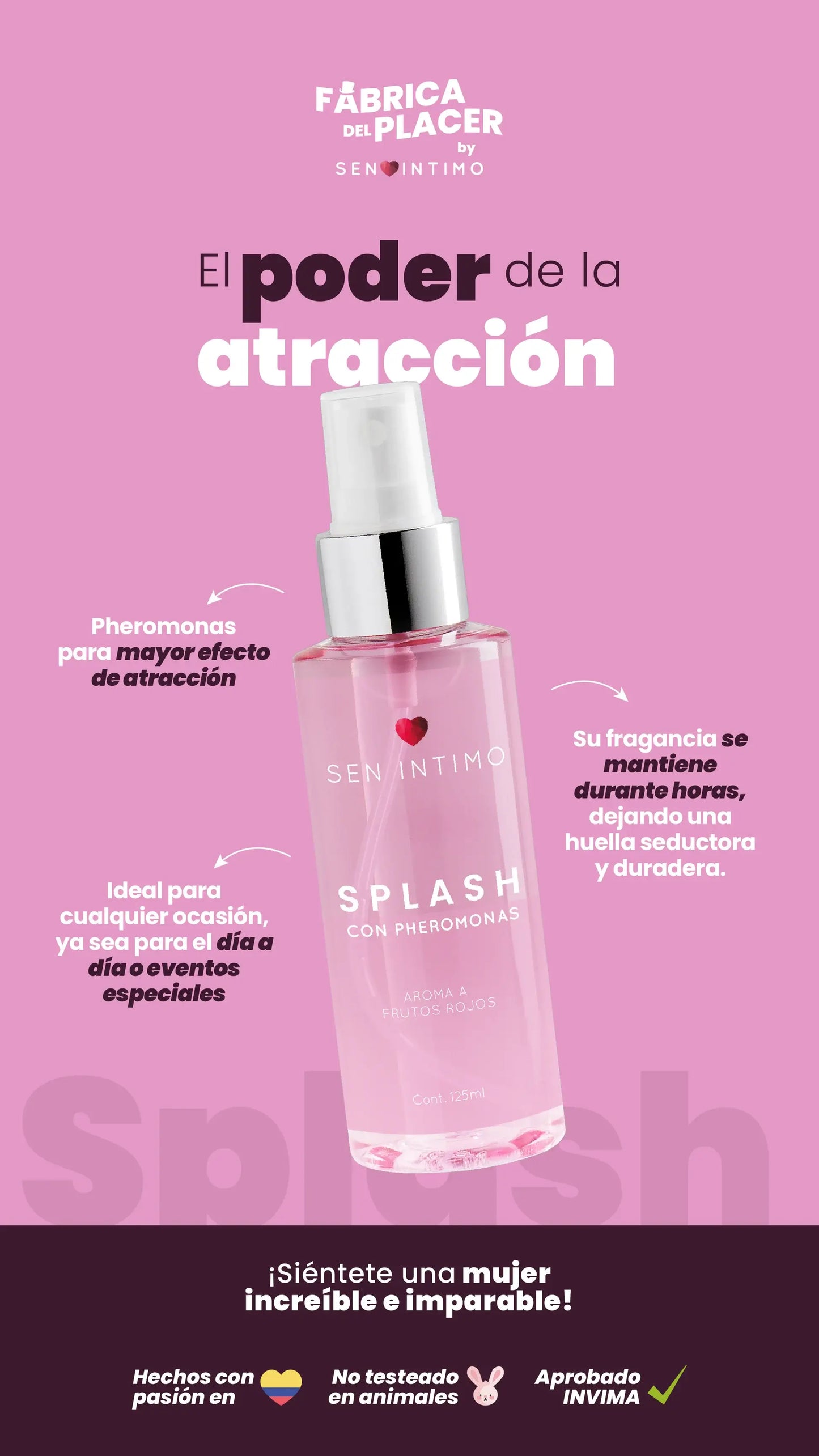 SPLASH CON FEROMONAS SEN INTIMO