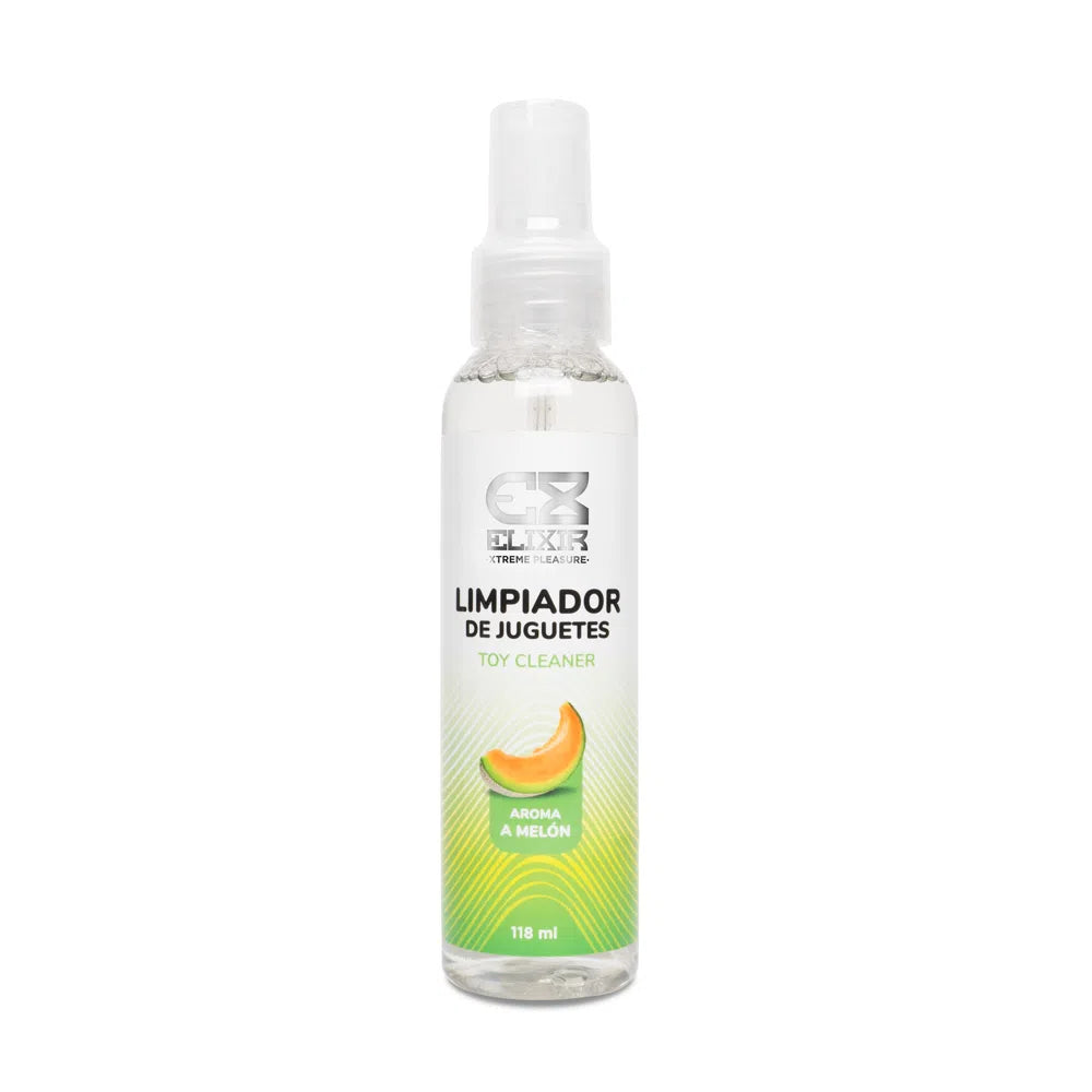 JABON LIMPIADOR CON AROMA A MELON, DISEÑADO ESPECIALMENTE PARA JUGUETES ÍNTIMOS, CUIDA Y PRESERVA LA SILICONA Y DEMÁS MATERIALES, PROPORCIONANDO UN MAYOR TIEMPO DE VIDA ÚTIL A LOS MISMOS. ELIXIR FUE DESARROLLADO PENSANDO EN TODAS ESAS MOLESTIAS OCASIONADAS POR EL MAL LAVADO DE LOS JUGUETES.
