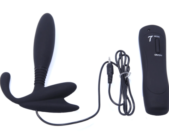 ESTIMULADOR ANAL Y DE PERINEO, FABRICADO EN SILICONA MEDIA HIPOALERGENICA QUE CUENTA CON 7 RITMOS DE VIBRACIÓN. POR SU FORMA ESTIMULA, DILATA Y ACOSTUMBRA LA ZONA ANAL, REQUIERE DE 3 PILAS AAA.