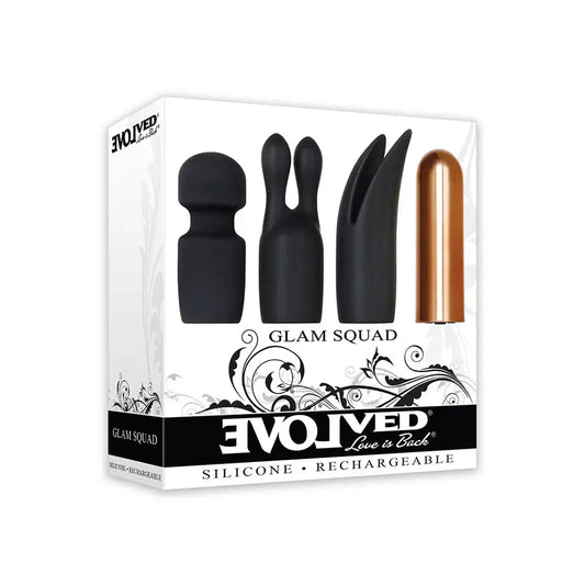 Las orejas de conejo rebotan, el tulipán de puntas abiertas acaricia y el vibrador de forma clásica te dará intensos orgasmos con opciones extraordinarias. Los tres están fabricados en silicona para deslizarse cómodamente sobre la poderosa bala de 7 velocidades que es segura de usar bajo el agua. Obtén estimulación específica del clítoris de tres maneras diferentes.