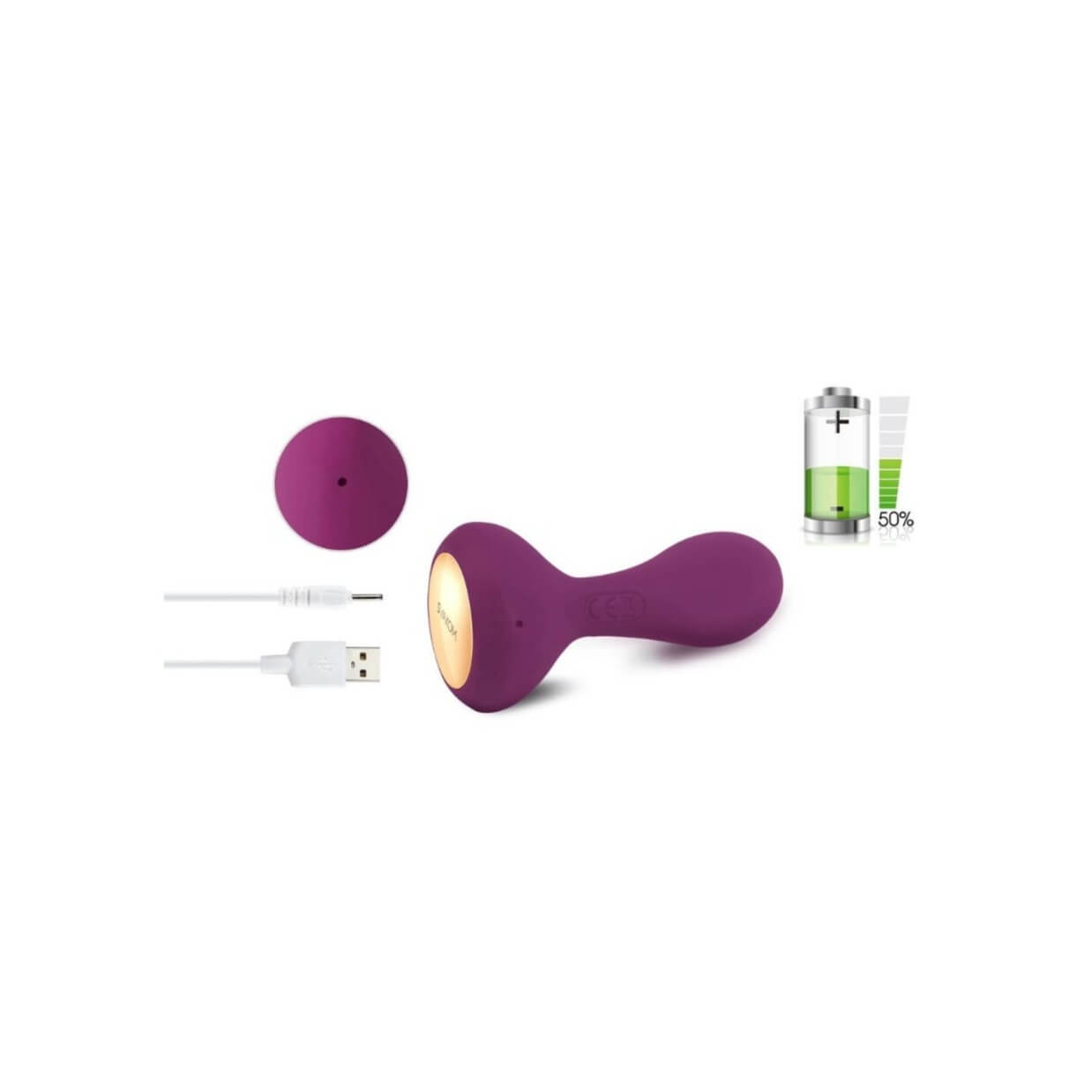 ESTIMULADOR ANAL FABRICADO EN SILICONA MÉDICA, RECARGABLE Y A PRUEBA DE SALPICADURAS. CUENTA CON 7 RITMOS DE VIBRACIÓN Y 5 POTENCIAS, PERMITE CONTROLAR SUS RITMOS DE VIBRACIÓN CON UN CONTROL REMOTO QUE ALCANZA HASTA LOS 6 MTS DE DISTANCIA O DIRECTAMENTE DEL JUGUETE.