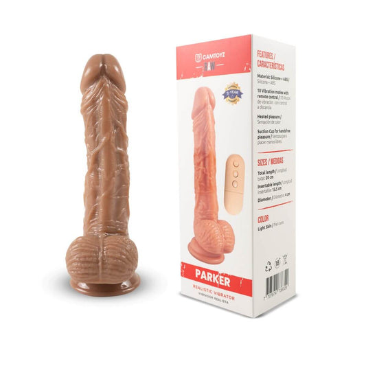 VIBRADOR REALISTA PARKER PIEL