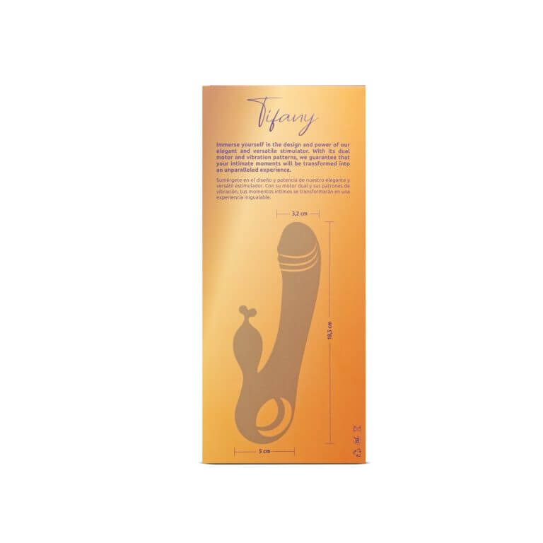 VIBRADOR DOBLE ESTIMULO TIFANY - CAMTOYS