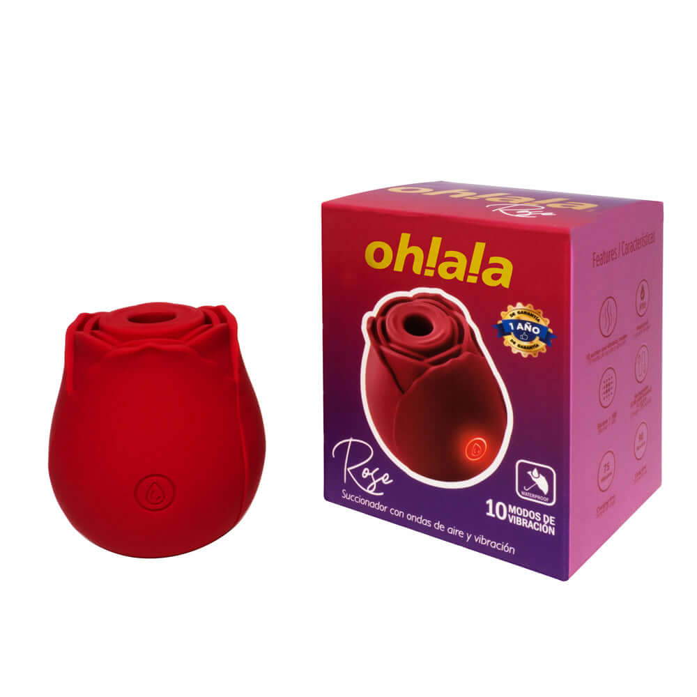 VIBRADOR Y SUCCIONADOR OH LALA ROSE