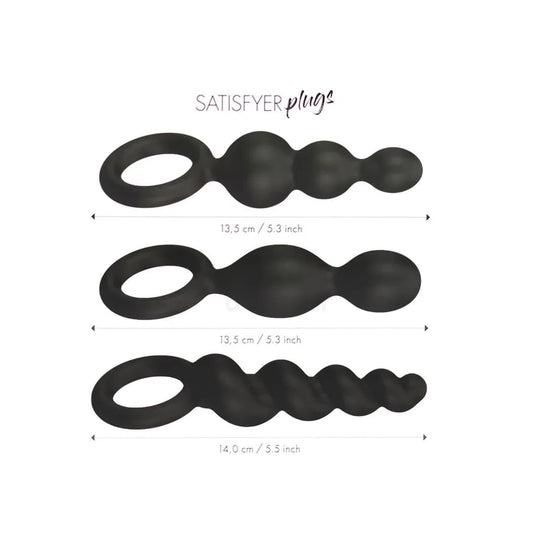Escoge entre un diseño en espiral seductoramente retorcido, una forma de cono estrecho o el diseño clásico que consiste en bolas de tamaños crecientes. La base del plug permite que manipularlo sea mucho más fácil, además la extracción es más segura.