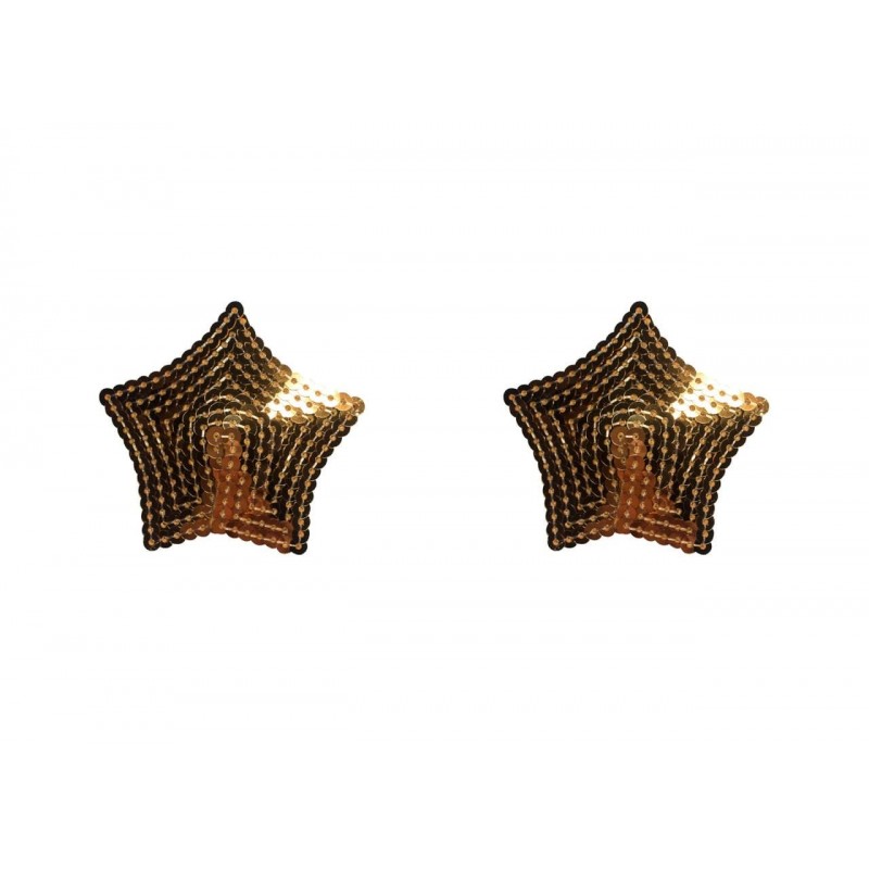PEZONERAS EN FORMA DE ESTRELLA LENTEJUELAS