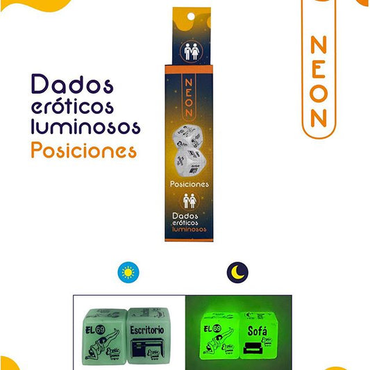 DADOS EROTICOS NEON PENITENCIAS Y POSICIONES HETERO