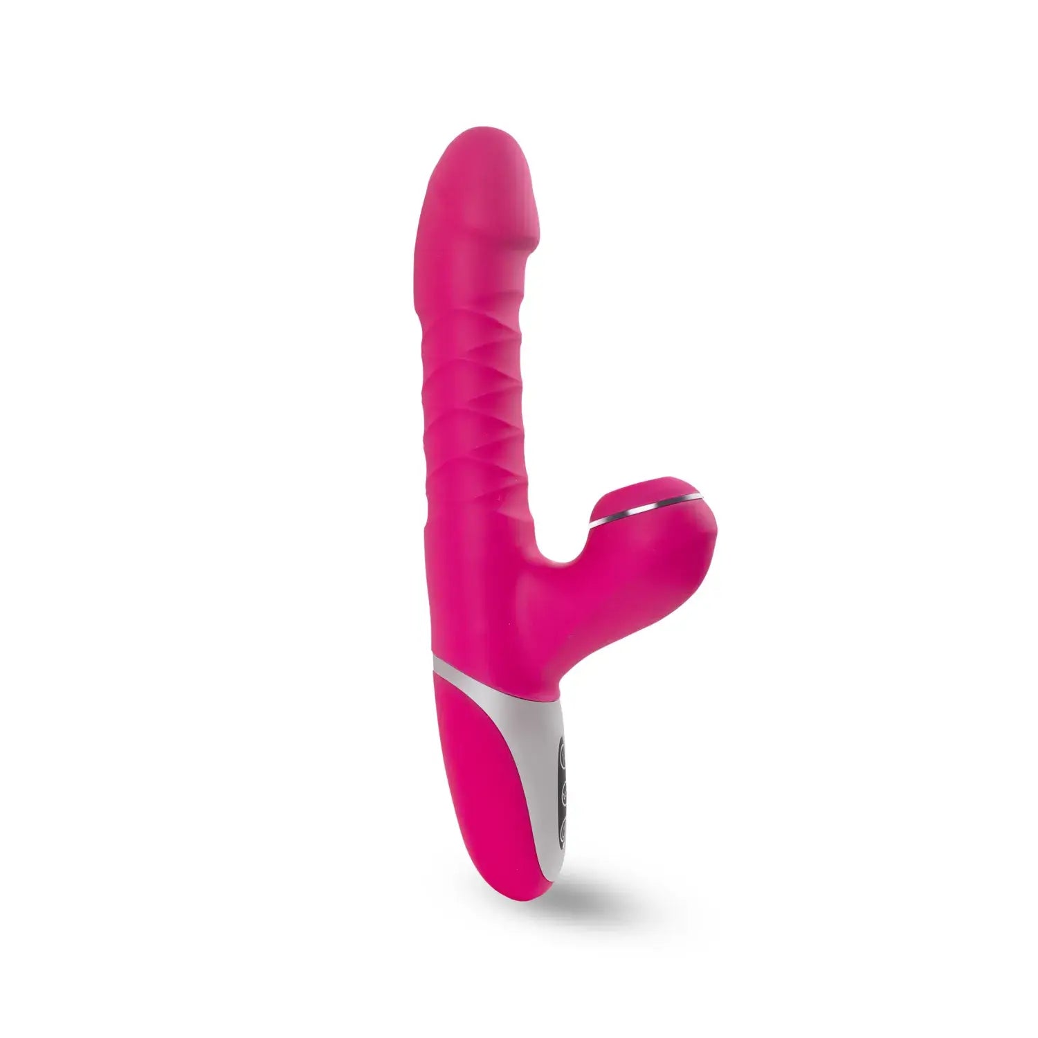 Este dispositivo innovador combina la estimulación del punto G con la succión de clitoris para llevar tu placer al siguiente nivel. Fácil de usar, simplemente oprime el botón de encendido durante 2 segundos para activarlo. Con dos motores controlados por separado, puedes personalizar tu experiencia para alcanzar el orgasmo perfecto.