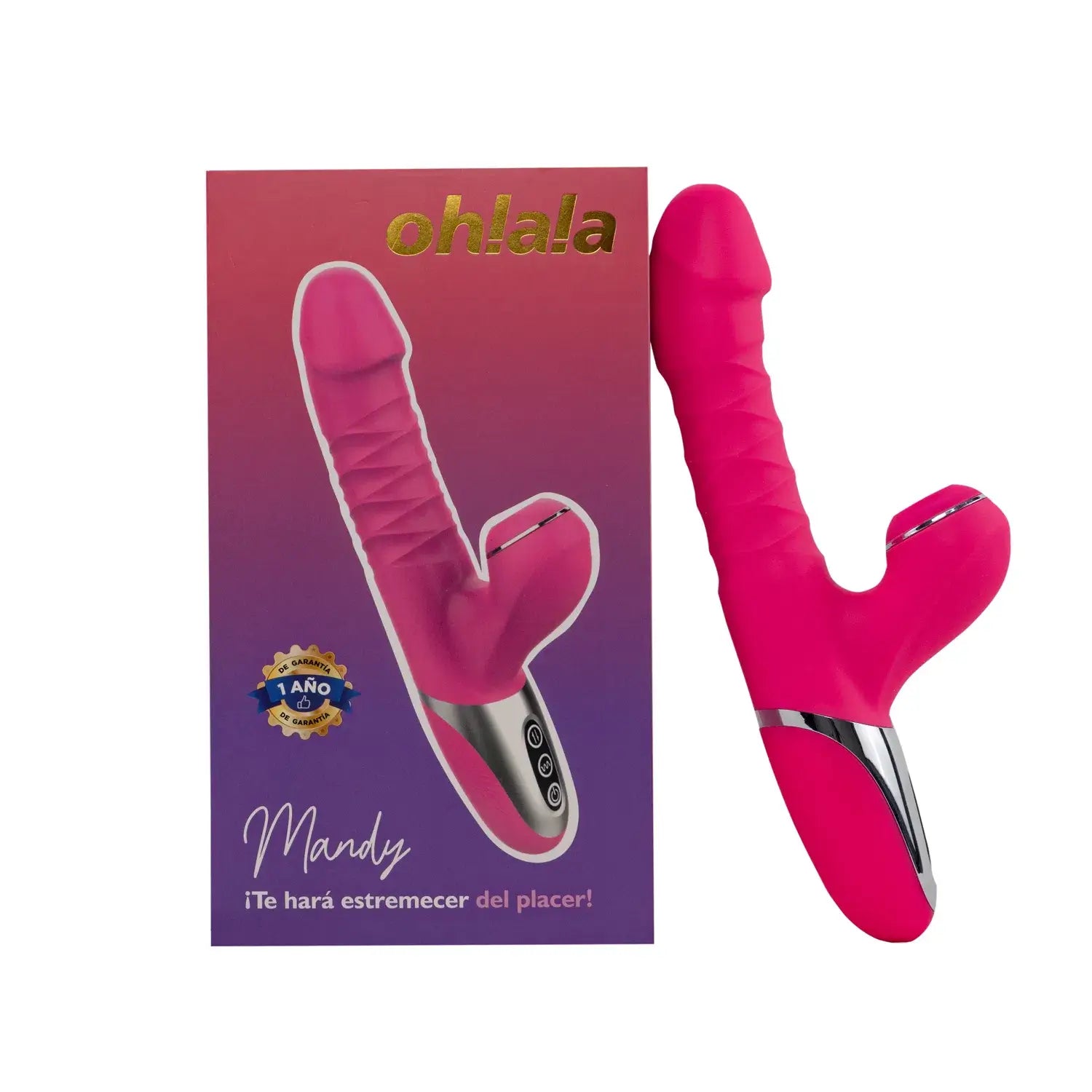 Este dispositivo innovador combina la estimulación del punto G con la succión de clitoris para llevar tu placer al siguiente nivel. Fácil de usar, simplemente oprime el botón de encendido durante 2 segundos para activarlo. Con dos motores controlados por separado, puedes personalizar tu experiencia para alcanzar el orgasmo perfecto.