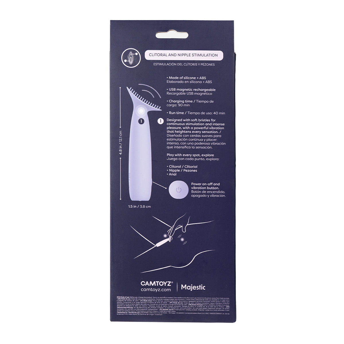 VIBRADOR TEESY DE CLITORIS Y PEZONES