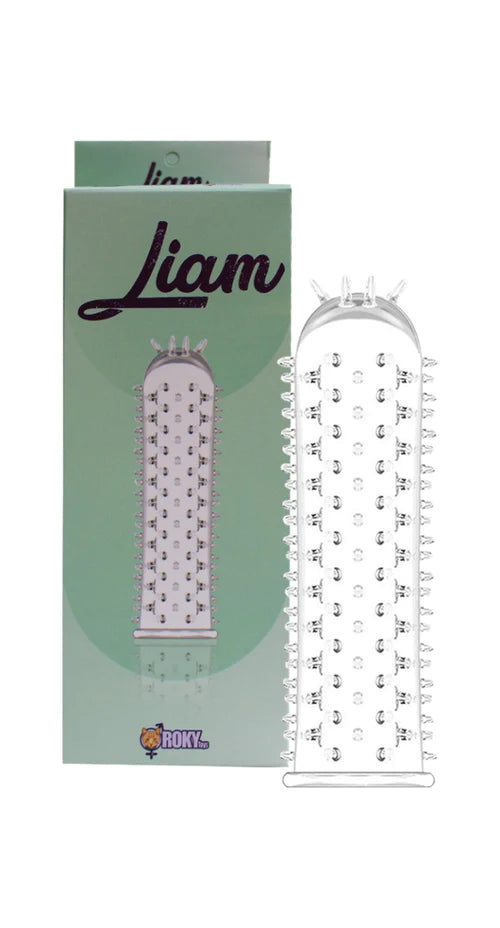 Funda diseñada para mejorar la experiencia sexual, proporcionando mayor grosor, longitud y textura al pene durante el acto.hecha de silicona de grado médico, es suave al tacto, flexible y segura para el cuerpo.