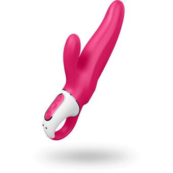 &nbsp;MR RABBIT ES UN JUGUETE DOBLE ESTIMULO QUE COMBINA SIN ESFUERZO LA ESTIMULACIÓN VAGINAL Y DEL CLÍTORIS CON VIBRACIÓN. SU SUPERFICIE DE SILICONA MÉDICA, SU MANGO FLEXIBLE Y SU ESTIMULADOR DE CLÍTORIS SE ACOMODAN ELEGANTEMENTE CONTRA SUS CURVAS PARA LOGRAR LA MÁXIMA ESTIMULACIÓN Y UN PLACER SIN FIN, ES FABRICADO EN SILICONA MEDICA HIPOALERGENICA, RECARGABLE Y CON GARANTIA.