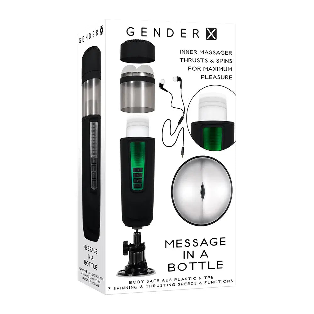 ¡Prepárate para un viaje salvaje, con una banda sonora sexy!&nbsp;Este Stroker superpoderoso, giratorio y de empuje es un tour de force erótico con su motor robusto y su impulso salvaje, y completa la fantasía con auriculares y pistas de voz que garantizan excitación.&nbsp;