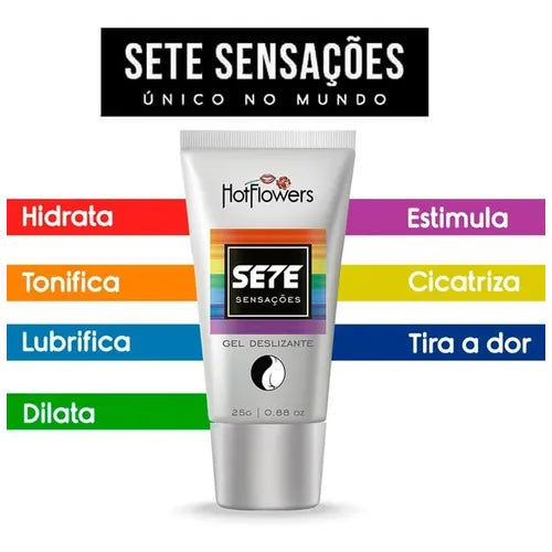 LUBRICANTE ANAL - 7 SENSACIONES