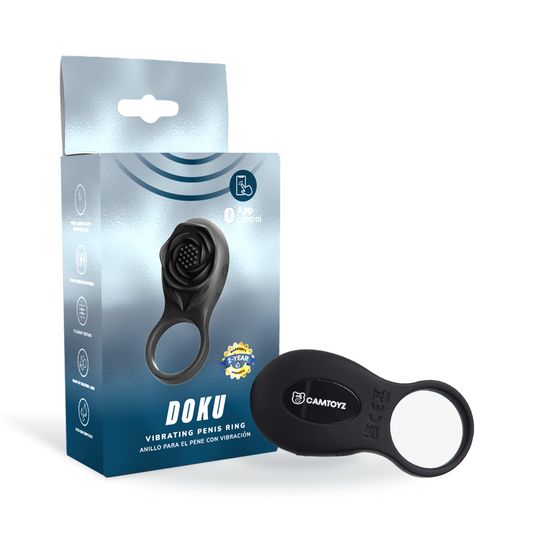 ANILLO VIBRADOR DOKU CON APP - CAMTOYZ