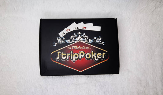 JUEGO DE POKER PARA 4 PERSONAS DONDE LO QUE SE APUESTAN SON LAS PRENDAS, SUS CARTAS CONTIENEN POSES ERÓTICAS Y SE PUEDEN USAR PARA OTRO TIPO DE JUEGO. INCLUYE: FICHAS Y TARJETAS