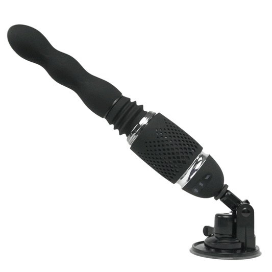 Gracias a su tamaño y diseño viajero permite ser transportada a cualquier lugar para disfrutar de toda su potencia y el placer que produce. Nunca antes una Sex Machine fue tan fácil de usar. La Mini Fucking Machine cuenta con 7 potentes modos de vibración y 7 patrones de penetración para maximizar el efecto que se siente en la zona íntima.