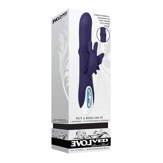 El diseño único del&nbsp;Vibrador con Anillo Masajeador&nbsp;brinda una estimulación inigualable gracias a su forma de mariposa que abarca una mayor área para energizar los nervios del clítoris y vibrar con mayor potencia.  Ofrece 8 modos de vibración para el punto G y 8 modos para estimular por completo el clítoris.&nbsp;