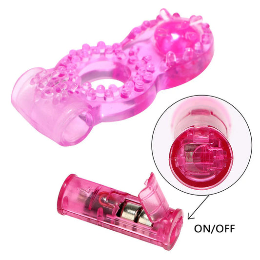 ANILLO VIBRADOR CON PERLA ESTIMULADORA