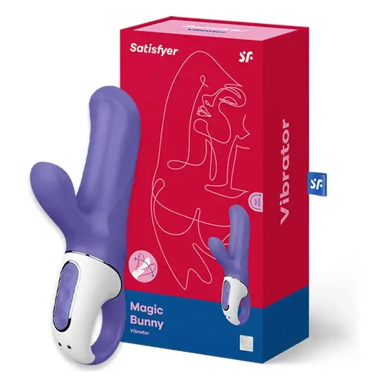 MAGIC BUNNY ES UN JUGUETE DOBLE ESTIMULO&nbsp; QUE&nbsp; GRACIAS A SUS DOS MOTORES, NO ACARICIARÁ SOLAMENTE TU PUNTO G, YA QUE DISPONE DE UN ESTIMULADOR PARA LA ESTIMULACIÓN DEL CLÍTORIS. EL MANGO CURVO Y EXTENSO ALCANZA PERFECTAMENTE EL PUNTO G,