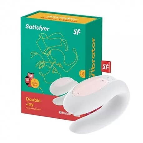 EL SATISFYER DOUBLE JOY ESTA FABRICADO EN SILICONA MEDICA SUEVE AL TACTO, PERMITE DISFRUTAR DE LA ESTUMULACION SIMULTANEA TANTO DEL CLITORIS, EL PENE Y DEL EL PUNTO G, ESTE JUGUETE ES INTERACTIVO POR MEDIO DE APLICACION, DIVIERTETE CREANDO DIFERENTES RITMOS DE VIBRACION LOGRANDO QUE LA RELACION SEA MAS PLACENTERA.