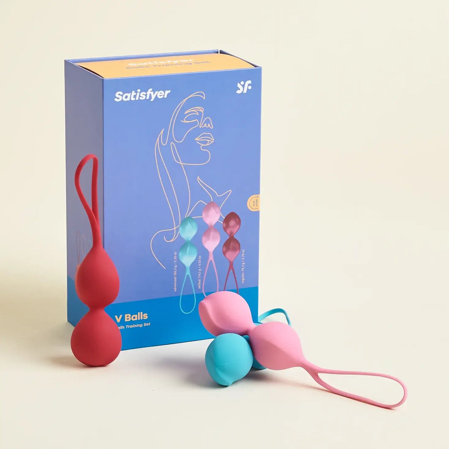 SATISFYER V BALLS: SET DE ENTRENAMIENTO PERFECTO PARA ORGASMOS MAS INTENSOS
