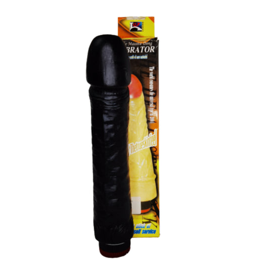 ESTIMULADOR VAGINAL DE ASPECTO REAL FABRICADO EN SILICONA JELLY UN TIPO DE SILICONA SUAVE Y FLEXIBLE. CUENTA CON UN RITMO DE VIBRACIÓN QUE AUMENTA Y DISMINUYE SU POTENCIA, REQUIERE DE DOS PILAS AA PARA SU FUNCIONAMIENTO. PRESENTACION DE SOLOR NEGRO.